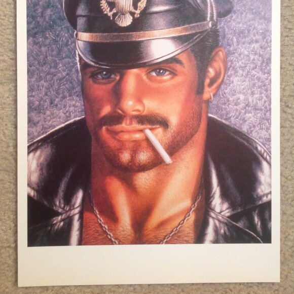 COPY - Vintage Tom Of Finland “Night” 12x17 Print Poster Gay Erotic Male Tasche… - Picture 2 of 2
